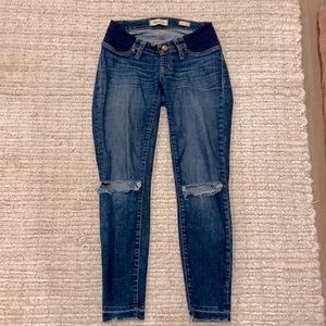 Madewell maternity skinny jeans